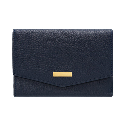 Jack Studio Full Grain Leather Trifold Medium Ladies Wallet Woman Purse with Zipper Coin Pocket - JWB 40553 LT