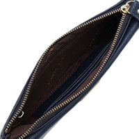 Leather Long Zipper Wallet  with Snap Button Pocket – LZ Collection thumbnail