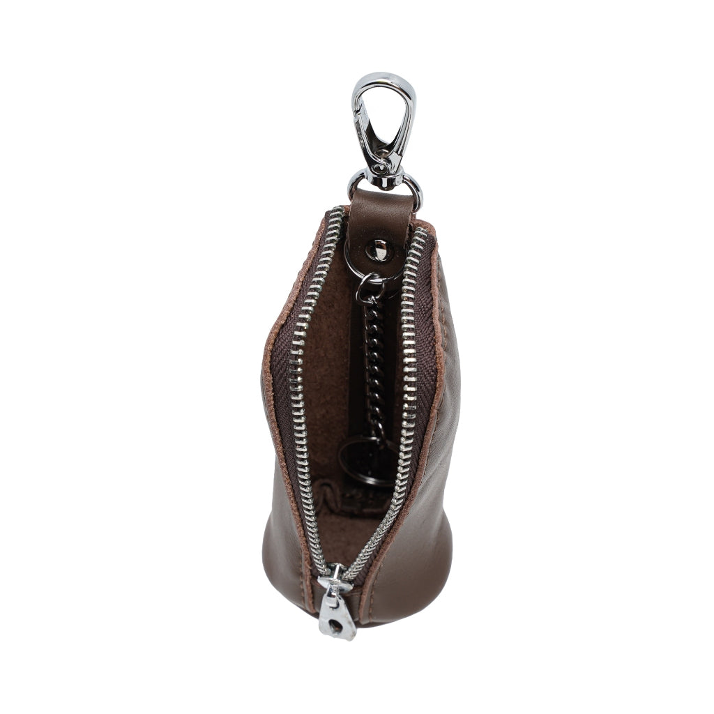 Jack Studio Genuine Cow Leather Zipper Closure Keychain Wallet - JK40154