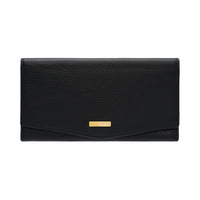 Jack Studio Full Grain Leather Women’s Trifold Long Wallet Purse with Snap Closure - JWB 40551 LT thumbnail