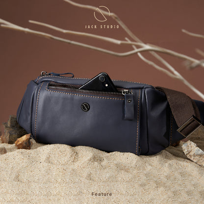 Jack Studio Genuine Leather Men Waist Chest Bag Beg Lelaki - BAB 30509