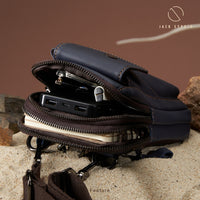 Jack Studio Genuine Leather Men Shoulder Bag Crossbody Sling Bag Man Beg lelaki - BAB 30505 thumbnail