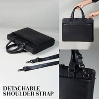 Jack Studio Genuine Cow Leather Bussiness Cassual Sling Briefcase Bag - BAB 30818 thumbnail