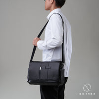 Jack Studio Genuine Cow Leather Unisex Sling Crossbody bag - BAB 30820 thumbnail