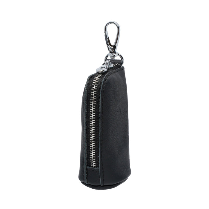Leather Zipper Keychain Wallet – JK Collection