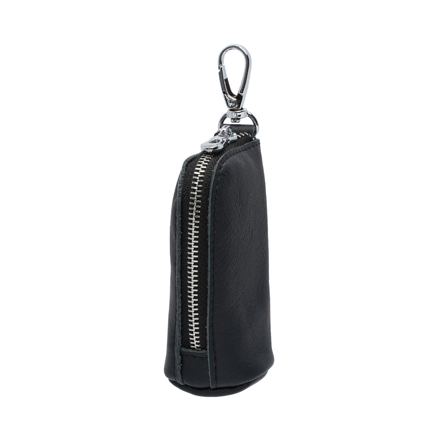 Leather Zipper Keychain Wallet – JK Collection