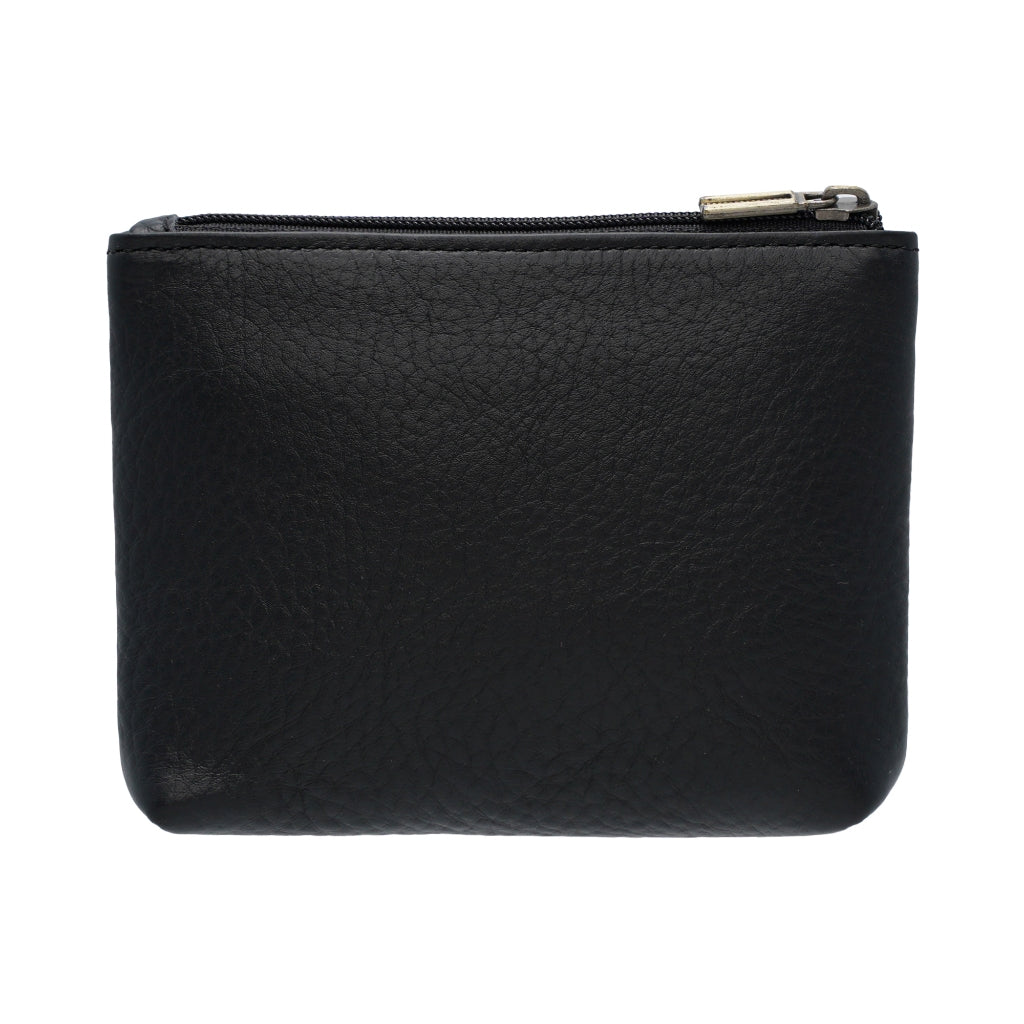Jack Studio Full Grain Leather Small Coin Pouch Zip Wallet Woman Purse with Keyholder -  JWB 40556 CP