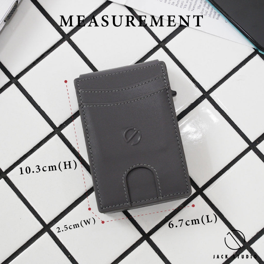 Jack Studio Genuine Cow Leather Men’s Card Holder Sleek Design - JWD 40177 - Jack Studio Marketing Sdn Bhd