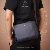 Jack Studio Unisex Genuine Leather Sling Bag Man Beg Lelaki - BAB 30503 thumbnail