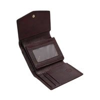 Jack Studio Full Grain Leather Trifold Short Ladies Wallet Woman Purse - JWB 40554 T thumbnail