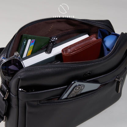 Jack Studio Genuine Cow Leather Casual Sling Crossbody Bag - BAB 30816 - Jack Studio Marketing Sdn Bhd