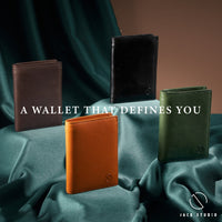 Jack Studio Vegetable Tanned Cow Leather Vertical Wallet with RFID Protection - JWC 31052 thumbnail