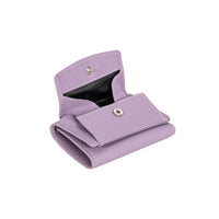 Jack Studio Women’s Full Grain Leather Trifold Small Short Mini Wallet Ladies Purse - JWB 50164 T thumbnail