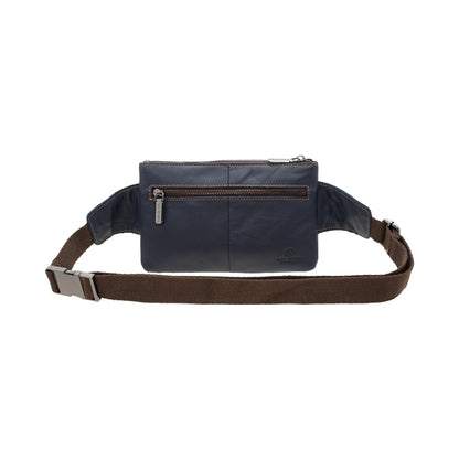 Jack Studio Full Grain Cow Leather Thin Chest Crossbody Waist Pouch Buckle Men’s Bag - BAC 40315 - Jack Studio Marketing Sdn Bhd