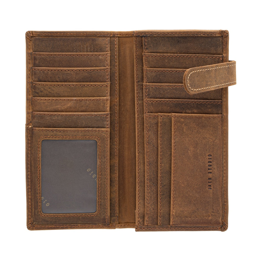 Jack Studio Leather Strap Closure Long Wallet– JWC 20371