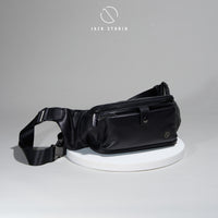 Jack Studio Full Grain Genuine Cow Leather Medium Waist Crossbody Bag with snap pocket Beg Lelaki - BAB 30811 thumbnail