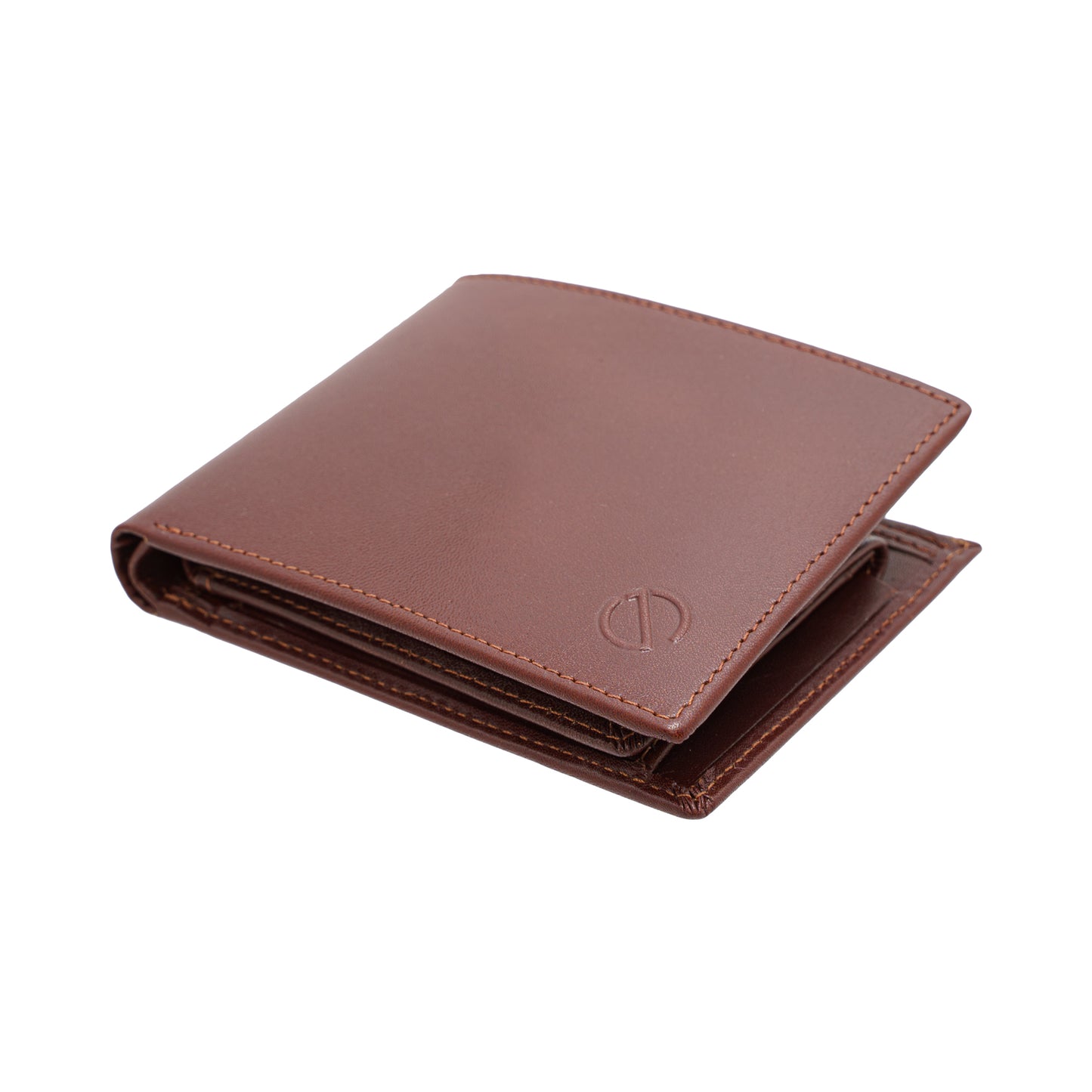 Jack Studio Vegetable Tanned Cow Leather Big Size Bifold Men’s Wallet with coin pocket - JWC 30862