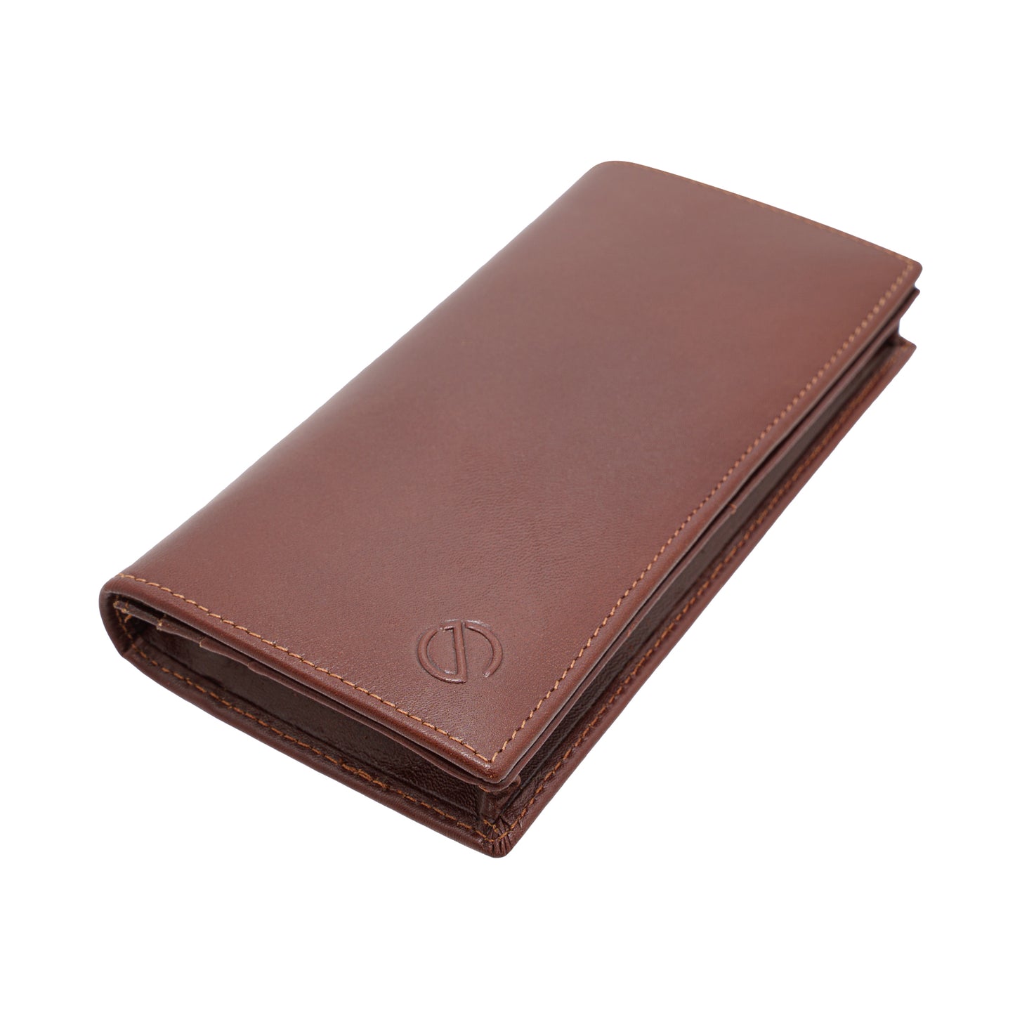 Jack Studio Vegetable Tanned Cow Leather Magnetic Closure Bifold Long Wallet - JWC 30863