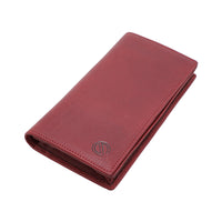 Jack Studio Vegetable Tanned Cow Leather Magnetic Closure Bifold Long Wallet - JWC 30863 thumbnail