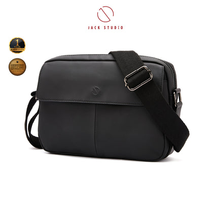 （test）Stylish Sling Crossbody Cow Leather Men's Bag - BAI50518