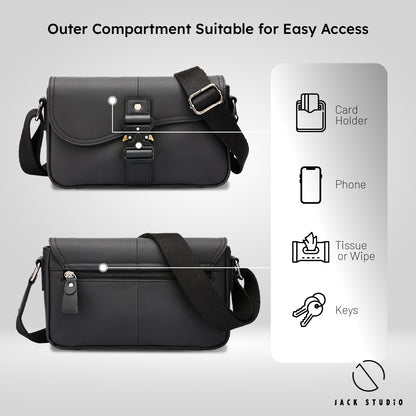 (TEST ONLY) Everyday Sling Crossbody Cow Leather Men's Bag