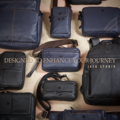Jack Studio 2-Way Style Genuine Leather Sling Bag Men Waist Bag - BAB 30508