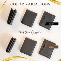 Leather Men’s Gift Set with Wallet and Keychain – ROYAL Collection thumbnail