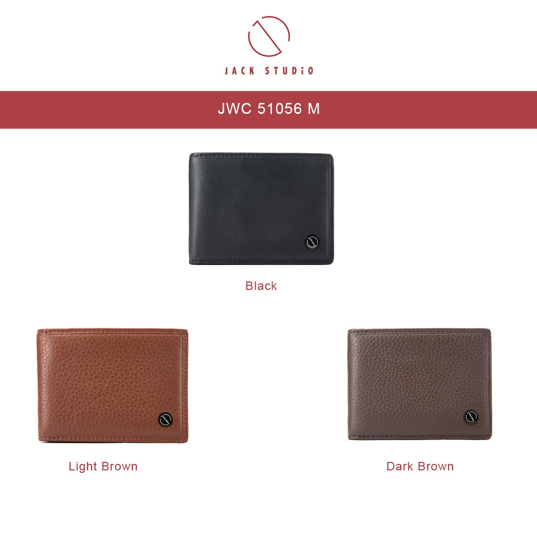 Jack Studio Full Grain Leather Moró Deluxe Luxe Bi-fold Money Clip Wallet Dompet Klip Duit Lelaki- JWC 51055/ 51056 M