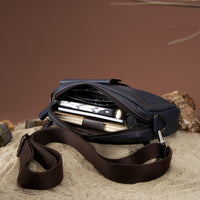Jack Studio Unisex Genuine Leather Sling Bag Crossbody Bag - BAB 30506 thumbnail