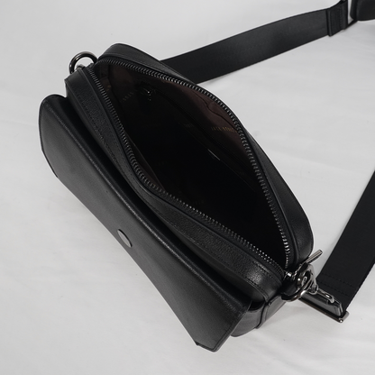(test only)Jack Studio Genuine Leather Sleek Stylish Sling Bag Beg Silang Unisex - BAB60102