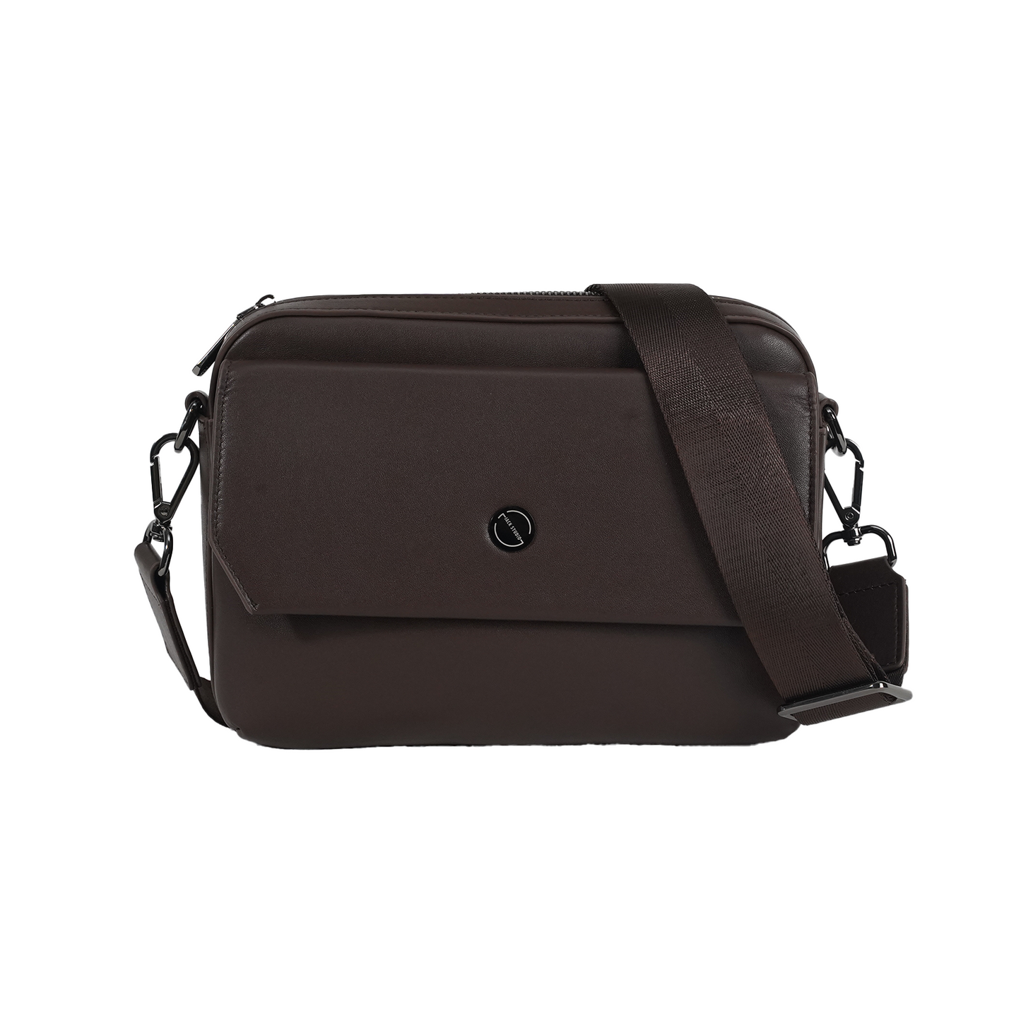 (test only)Jack Studio Genuine Leather Sleek Stylish Sling Bag Beg Silang Unisex - BAB60102