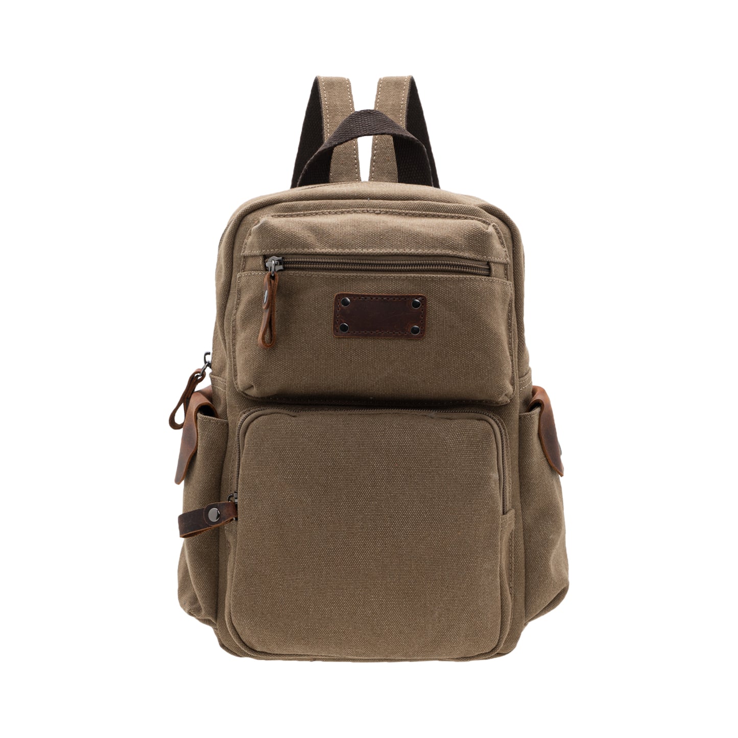 Jack Studio Canvas Leather Shoulder Sling Chest Bag Backpack - BAD 40105