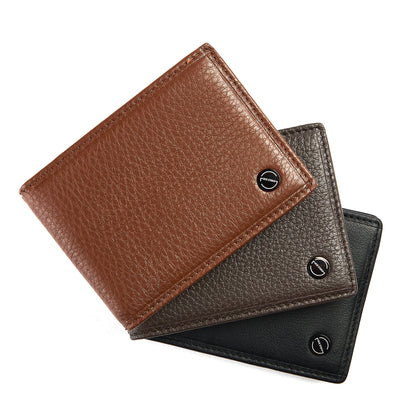 (TEST ONLY) Jack Studio Full Grain Leather Moro Deluxe Luxe Bi-fold Money Clip Wallet-JWC51055