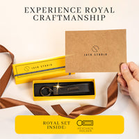 Leather Men’s Gift Set with Keychain - ROYAL Collection thumbnail