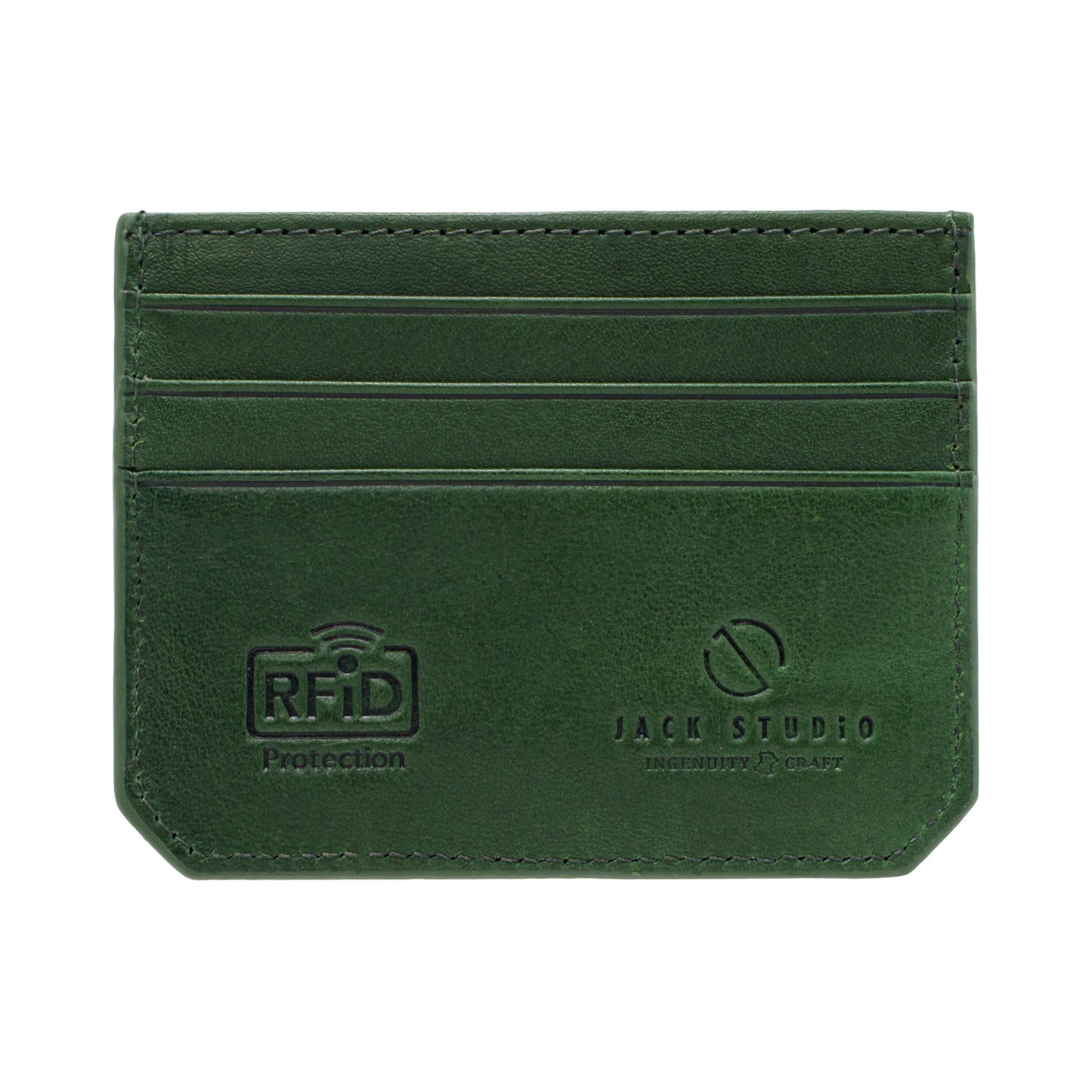 Jack Studio Full Grain Cow Leather Small Slim Card Holder - JWC 30860 - Jack Studio Marketing Sdn Bhd