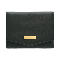 Jack Studio Full Grain Leather Snap Button Ladies Card Holder Mini Wallet Purse Woman - JWB 40555 C thumbnail