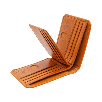Jack Studio Vegetable Tanned Cow Leather RFID protection Bifold Men’s Wallet - JWC 30856/ 30857/ 30858