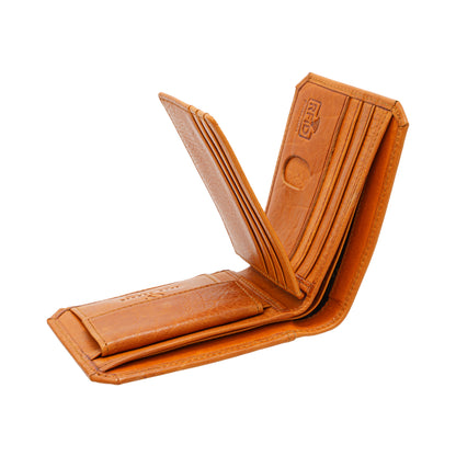 Jack Studio Vegetable Tanned Cow Leather RFID protection Bifold Men’s Wallet - JWC 30856/ 30857/ 30858