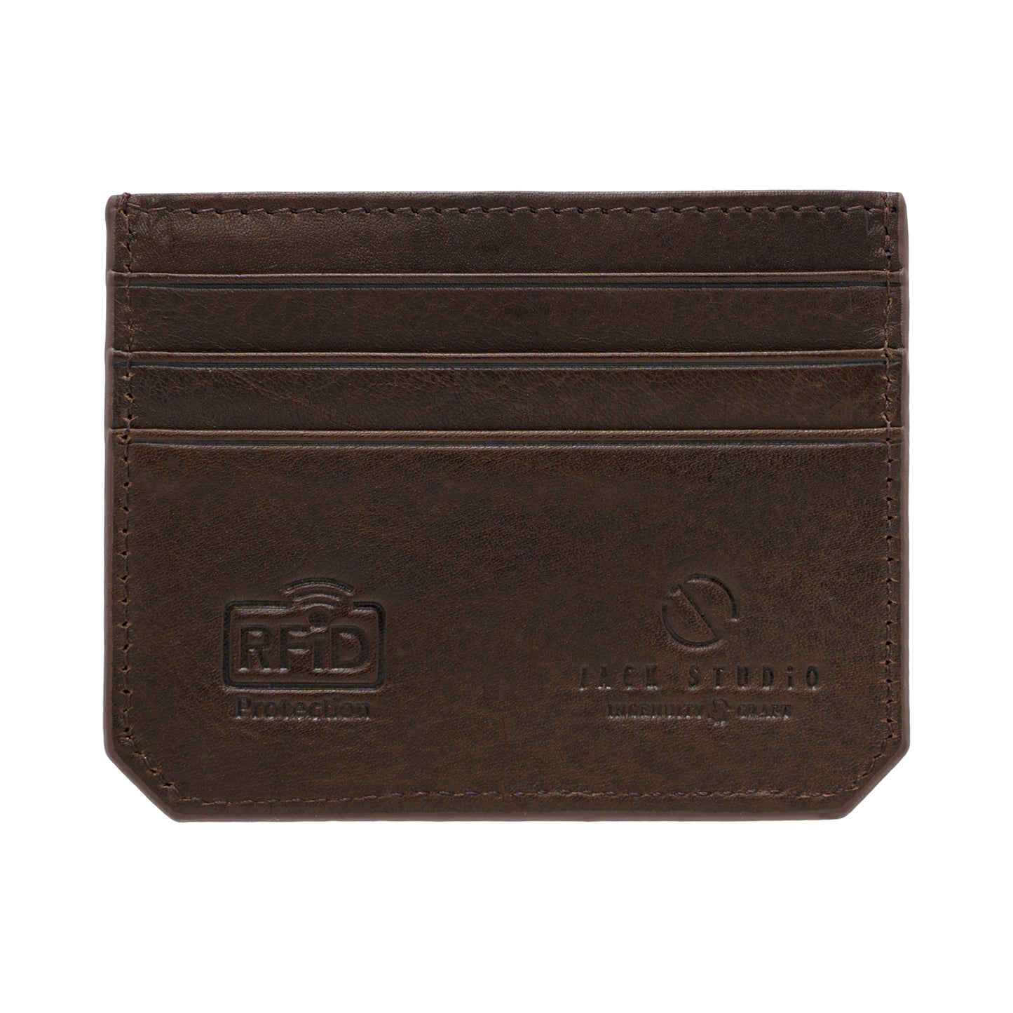 Jack Studio Full Grain Cow Leather Small Slim Card Holder - JWC 30860 - Jack Studio Marketing Sdn Bhd