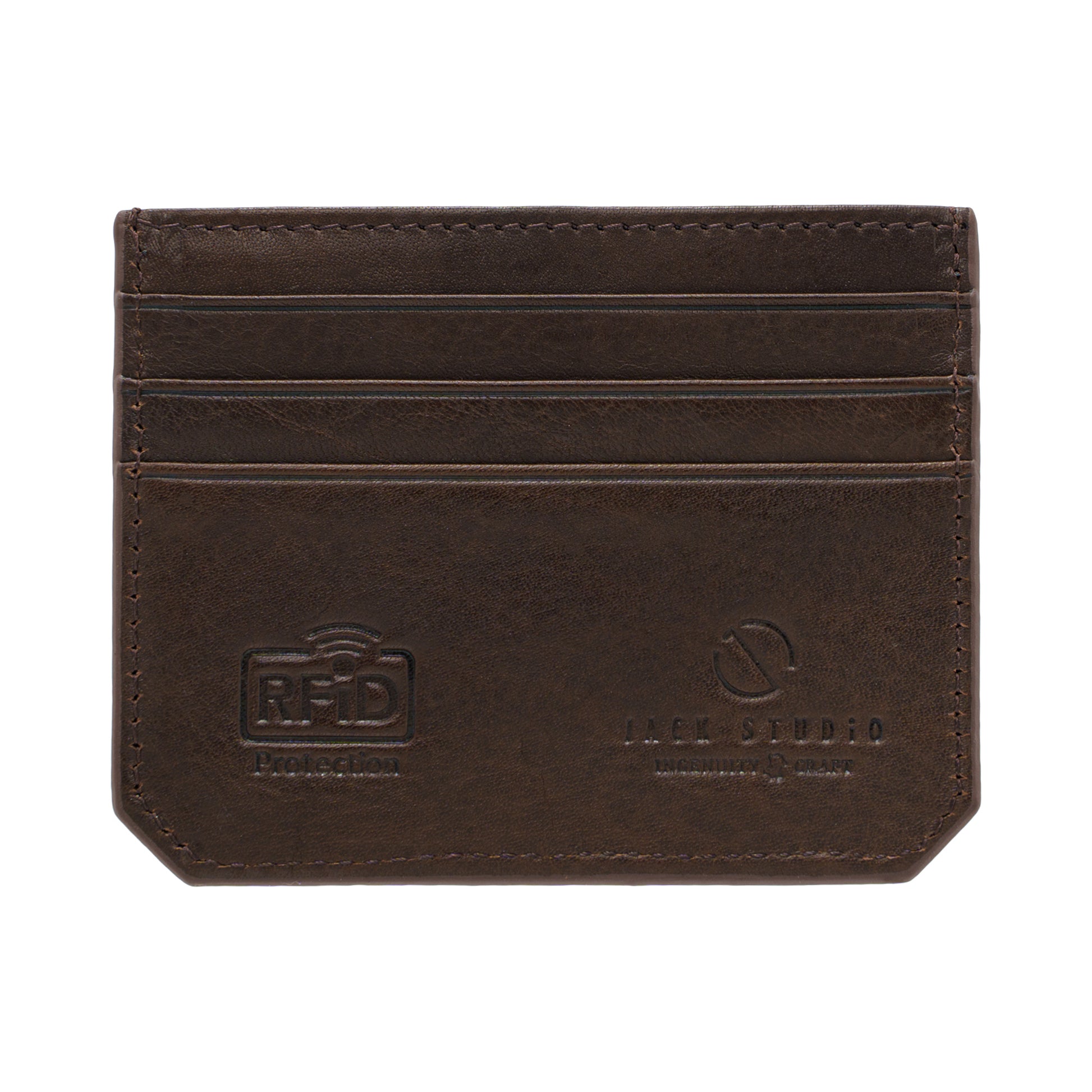Jack Studio Full Grain Cow Leather Small Slim Card Holder - JWC 30860 - Jack Studio Marketing Sdn Bhd