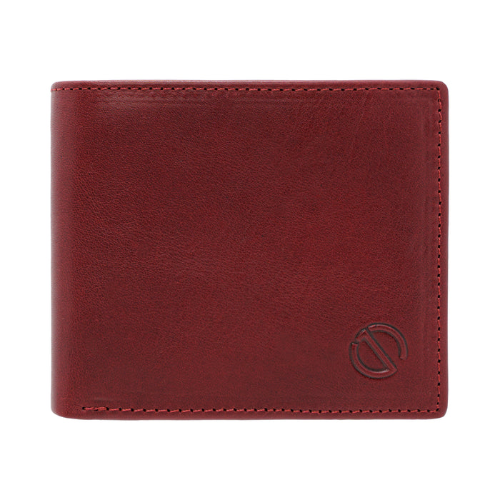 Veg Tan Leather Bi Fold Wallet with Money Clip – True Nature Collection