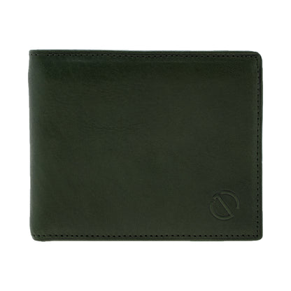 Jack Studio Vegetable Tanned Genuine Cow Leather Bifold Men’s Wallet with Coin Pocket - JWC 31051