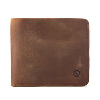 Jack Studio Full Grain Leather Crazy Horse Brencó Fold Short Bi-fold Wallet Dompet Lelaki Vintage - JWC 50951 B thumbnail