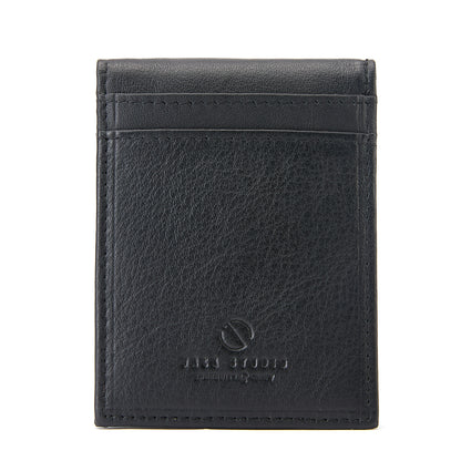 Jack Studio Full Grain Leather Arvó Magcard Bi- fold Card Holder Pemegang Kad Nipis- JWC 51054 C