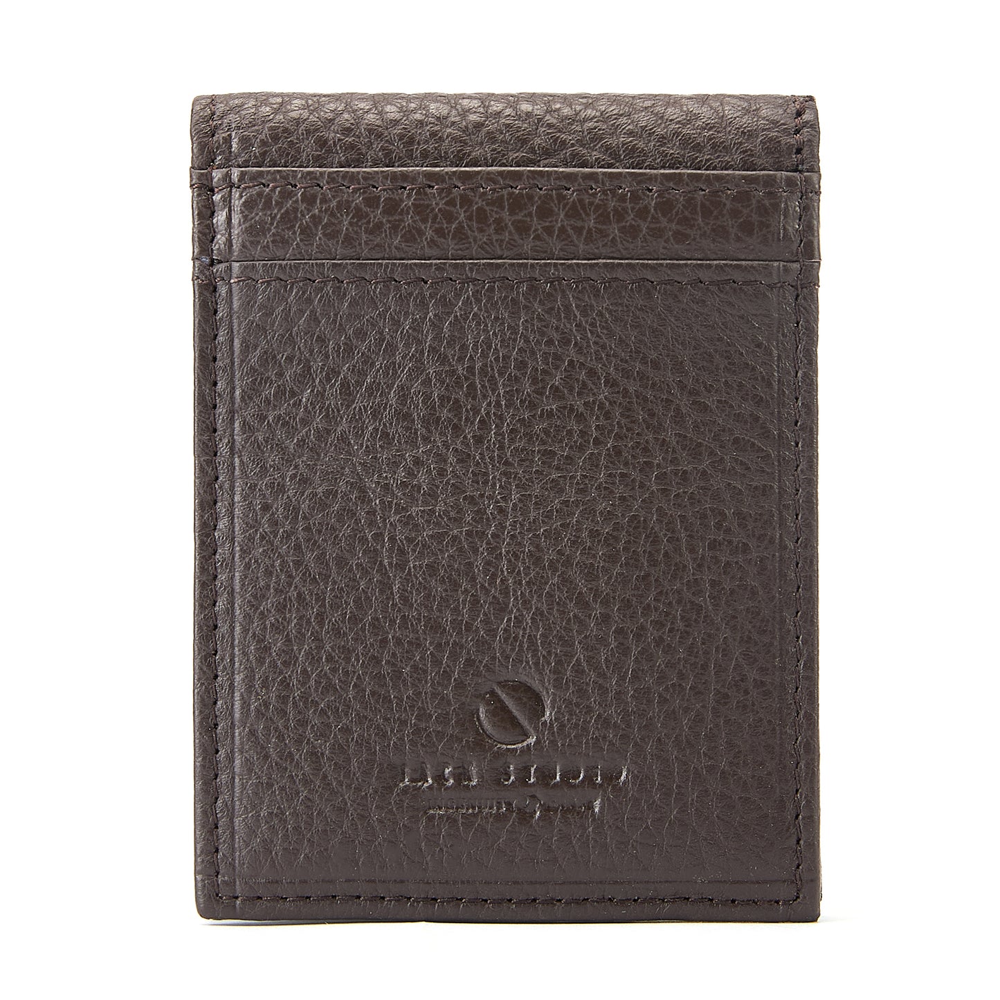 Jack Studio Full Grain Leather Arvó Magcard Bi- fold Card Holder Pemegang Kad Nipis- JWC 51054 C