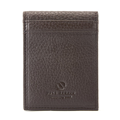 Jack Studio Full Grain Leather Arvó Magcard Bi- fold Card Holder Pemegang Kad Nipis- JWC 51054 C