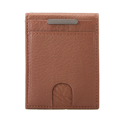 Jack Studio Full Grain Leather Arvó Magcard Bi- fold Card Holder Pemegang Kad Nipis- JWC 51054 C