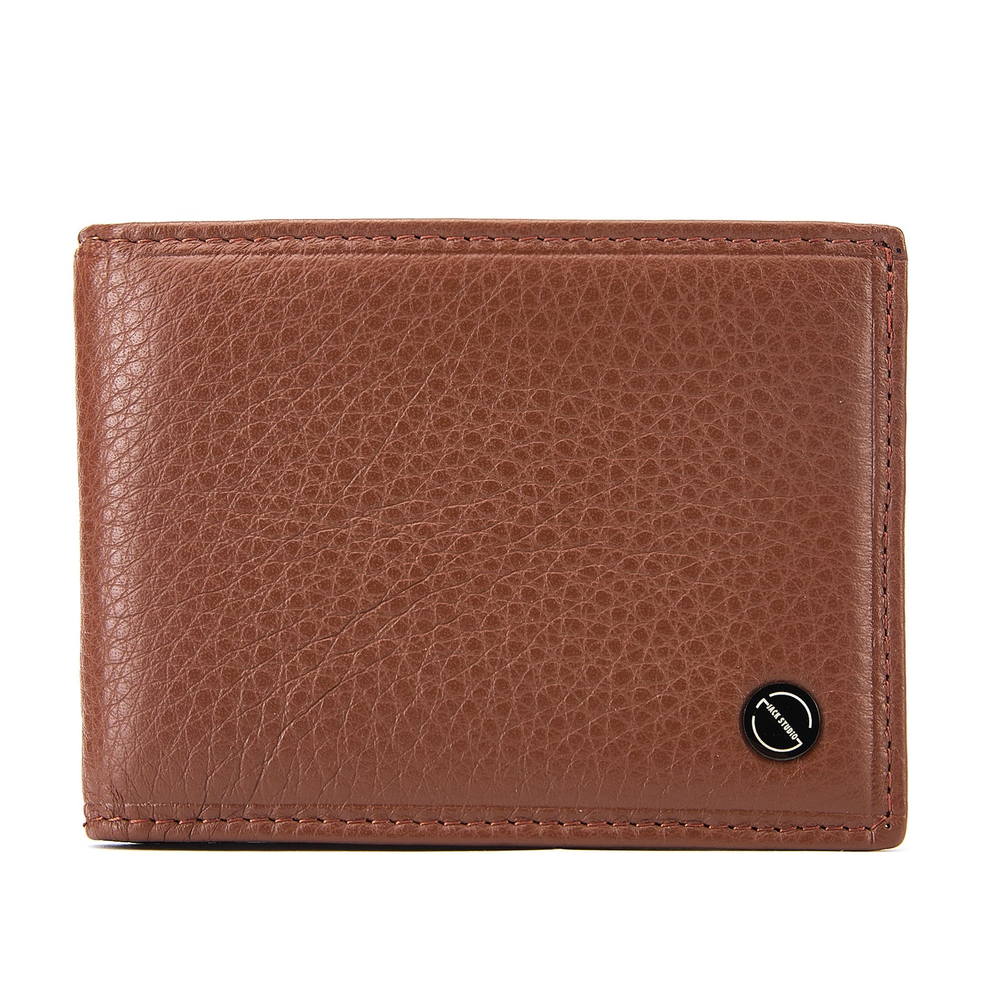 (TEST ONLY) Jack Studio Full Grain Leather Moro Deluxe Luxe Bi-fold Money Clip Wallet-JWC51055