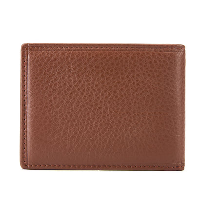 (TEST ONLY) Jack Studio Full Grain Leather Moro Deluxe Luxe Bi-fold Money Clip Wallet-JWC51055