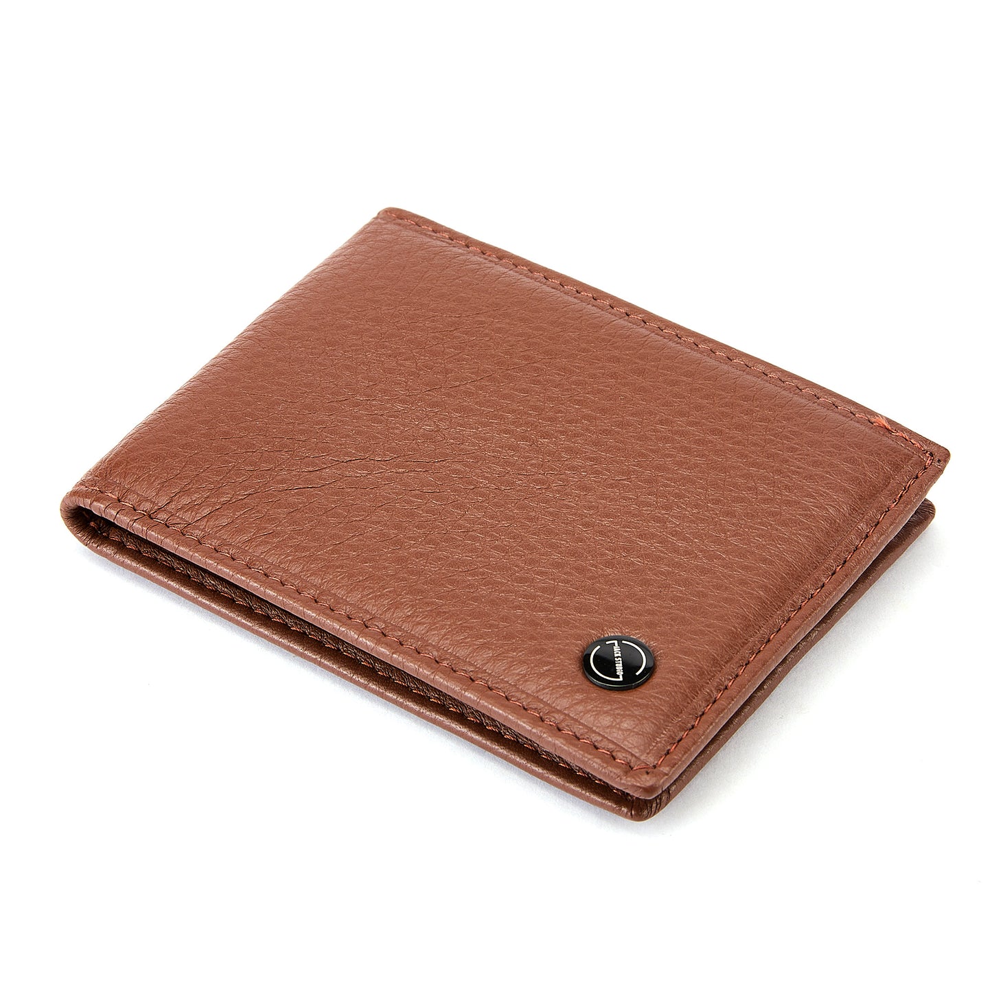(TEST ONLY) Jack Studio Full Grain Leather Moro Deluxe Luxe Bi-fold Money Clip Wallet-JWC51055